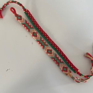 Set of two super cute handmade friendship bracelets